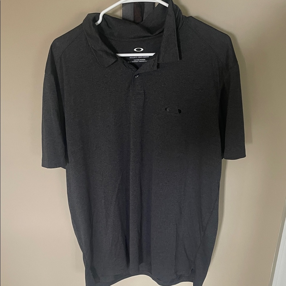 Oakley Men's Charcoal Polo Shirt